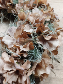 HandMade > krans van zijden Hortensia's en kunst Nobilus Ø 40 cm