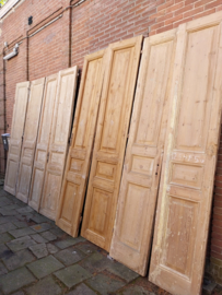 Set/2 oude Paneeldeuren > 03  afm h 260 x (2x52 ) 104 cm