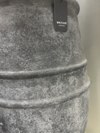 Planter One Line > Stone Black > L ,  d33 x h52 cm