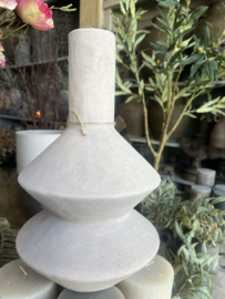 DK Lisboa Sand Vase Tube  Ø 21 x h 36 cm