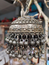 India " LouLou "  hang ornamenten. 3 assorti ( metaal )