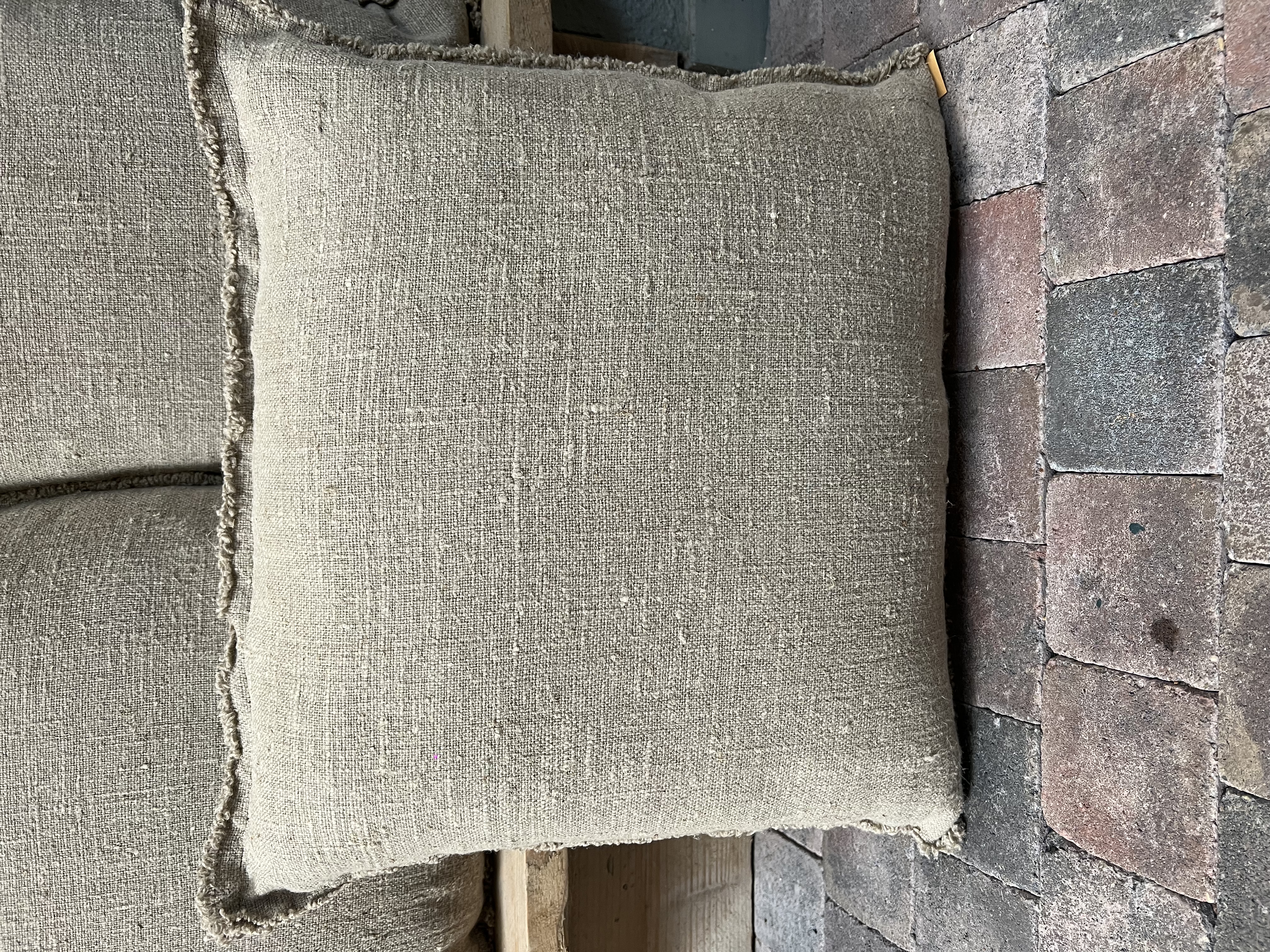 Shabby kussen 50 x 50 cm > blanco