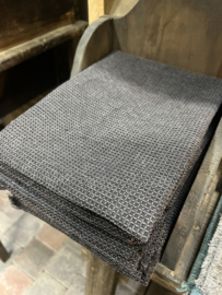 Thee- / Droogdoek 70x50 > zwart fijne wafel