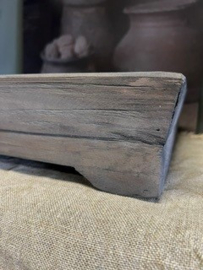 Houten Tray ( dienblad ) op pootjes 40x30x8 cm