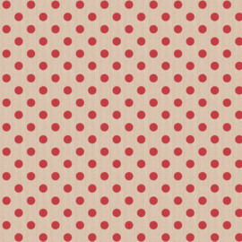 Tilda Creating Memories 160085 Polkadot Red