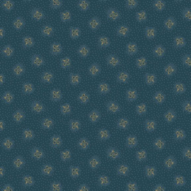 Tiny Tulips 1289D navy