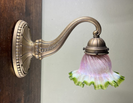 Vintage Art Nouveau zwanenhals tafellamp