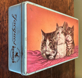 Vintage Chocoladeblik Chocolat Jacques – Met Schattige Katjes / Kittens