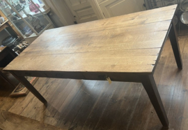 Prachtige eiken eettafel, schrijftafel, werktafel of bureau