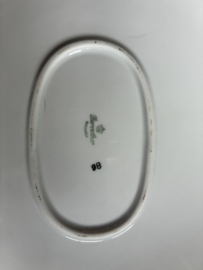 Vintage visservies van porselein (vermoedelijk Bareuther Bavaria