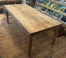 Prachtige eiken eettafel, schrijftafel, werktafel of bureau