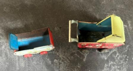2 antieke metalen poppen kinderwagentjes