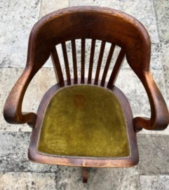 Antieke eiken Bureau stoel