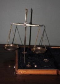 oud weegschaaltje