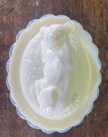 Vintage melkglazen botervloot