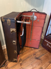 Antieke kledingkoffer (Wardrobe Trunk) – ca. 1900-1930