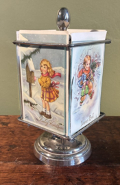 originele vintage carrousel-kaartenhouder