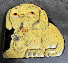 oud blikje Hond