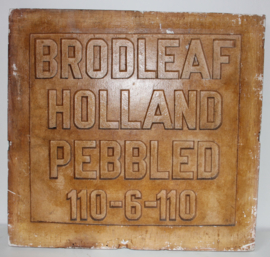 Oude Gipsen Stempelmal Brodleaf Holland