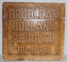 Oude Gipsen Stempelmal Brodleaf Holland