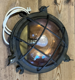 Antieke messing Scheepslamp