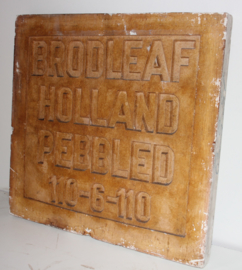 Oude Gipsen Stempelmal Brodleaf Holland
