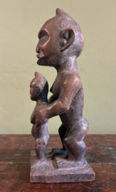 Prachtig Antiek Afrikaans Houten Beeld – Tribal Art Houtsnijwerk