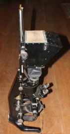 Oude "Beck London" Microscope inclusief statief voor camera