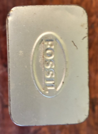 verzamelblik pin-up illustratie "Lady Fossil Face Powder"