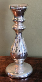 Antieke armeluiszilver Kandelaar