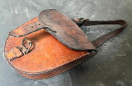 Oud lederen WWII Mitrailleur Patroon houder tas