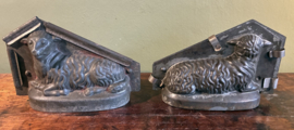 Prachtige Brocante Chocoladevorm Lam – Vormnummer 1806a – Mét Klemmen