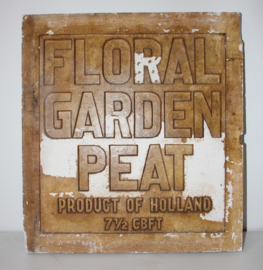 Oude Gipsen Stempelmal Floral Garden Peat