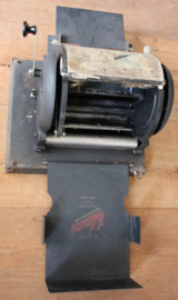 Oude draagbare stencil machine
