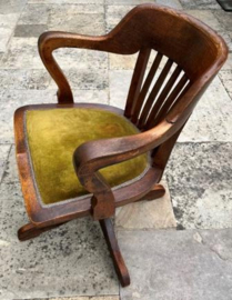 Antieke eiken Bureau stoel