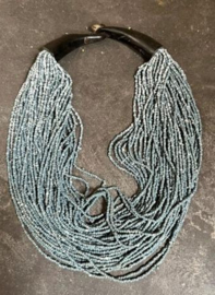 Antieke Blauwe Naga ketting