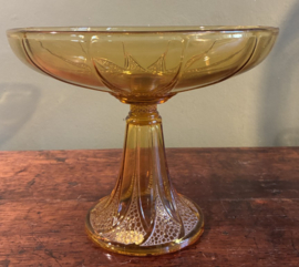 Prachtige Art Deco Val Saint Lambert Schaal op Voet – Model 'Candide' (1935)