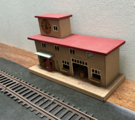 Kibri treinstation in H0-schaal