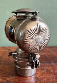Antieke koperen koetslamp / fietslamp