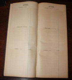 Oude Franse Agenda's