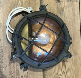 Antieke messing Scheepslamp