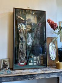 Vintage golf-herinneringskast / vitrinekast