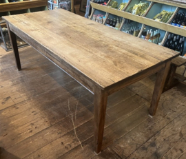 Prachtige eiken eettafel, schrijftafel, werktafel of bureau