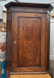 Antiek Engels Eiken Hoekkastje (ca. 1810) – George III Stijl (Epe)