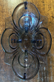Antieke Art Deco Schaal "Irene" – August Walther & Söhne – Jaren 30