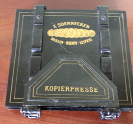 Antieke F. Soennecken Kopierpresse