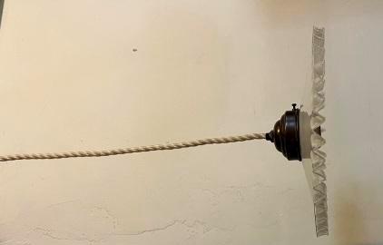 Vintage Melkglazen keukenlamp