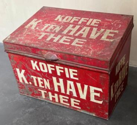 Koffie en Thee blik.  K.Ten Have