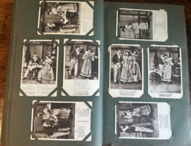 Prachtig Antiek Prentbriefkaartenalbum Belle Époque – 192x Onbeschreven Kaarten