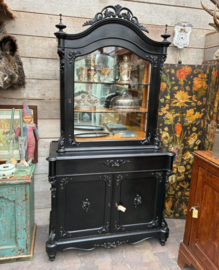 Prachtige antieke vitrinekast / buffetkast – Napoleon III stijl (Epe)